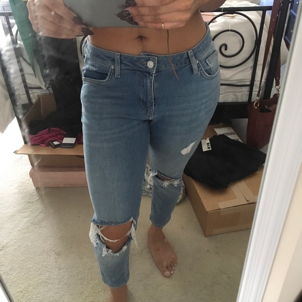 Topshop Ankle Denim Jeans
